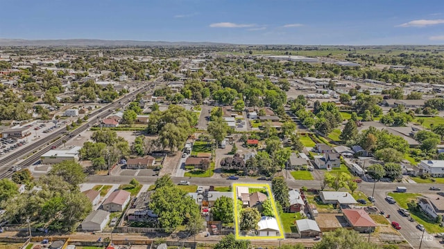 168 W Heyburn Ave, Twin Falls, ID 83301 - aerial view of residential area featuring property parcel outlined