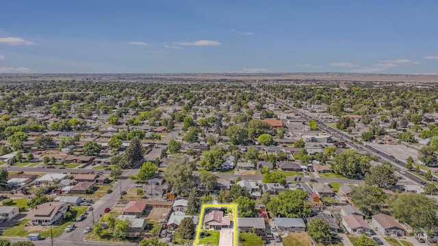 168 W Heyburn Ave, Twin Falls, ID 83301 - aerial view of residential area featuring property boundaries highlighted