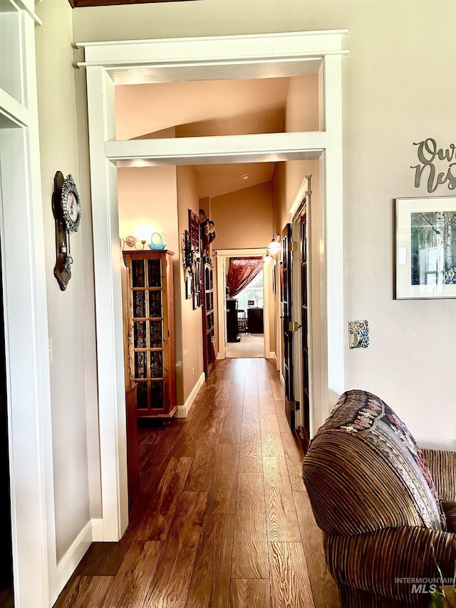 76 Rogers Ln, Mccall, ID 83638 - corridor with wood finished floors and baseboards