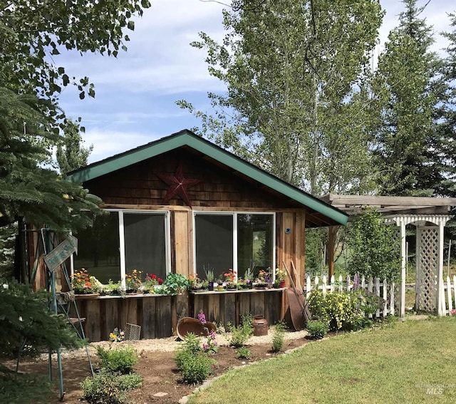 76 Rogers Ln, Mccall, ID 83638 - view of back of house