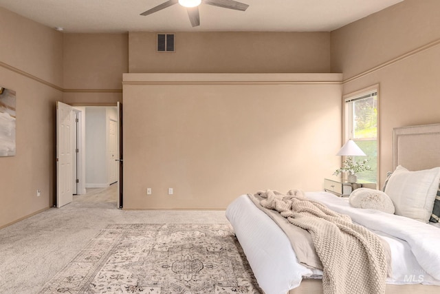 4335 W Quail Ridge Dr, Boise, ID 83703 - carpeted bedroom featuring a ceiling fan