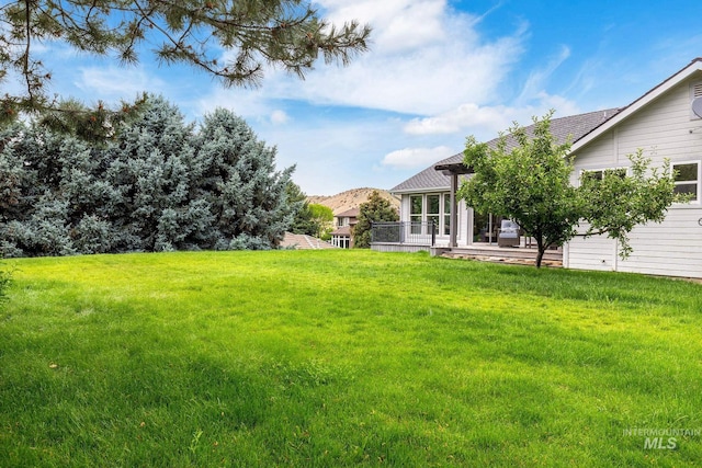 4335 W Quail Ridge Dr, Boise, ID 83703 - view of green lawn with a mountain view