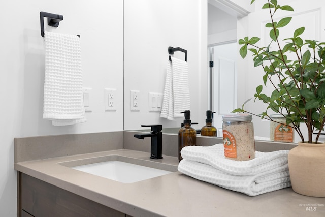 bathroom view of vanity