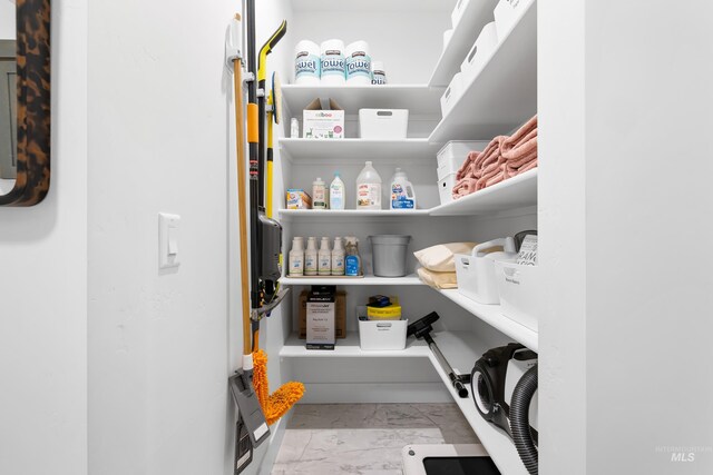 view of pantry