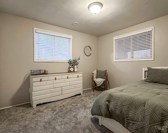 bedroom with carpet flooring