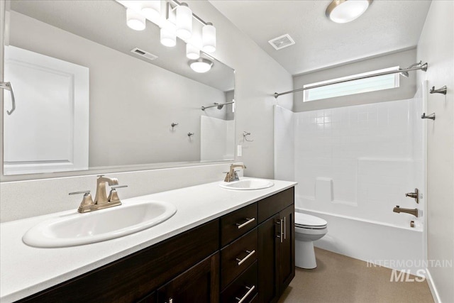 4084 E Blueberry St, Meridian, ID 83642 - full bath with tub / shower combination, double vanity, and toilet