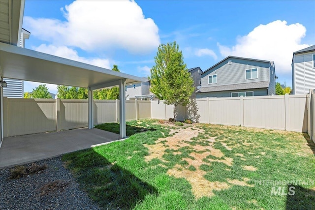 4084 E Blueberry St, Meridian, ID 83642 - view of yard with a patio area