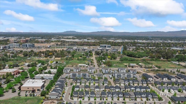 4084 E Blueberry St, Meridian, ID 83642 - aerial overview of property's location featuring mountains