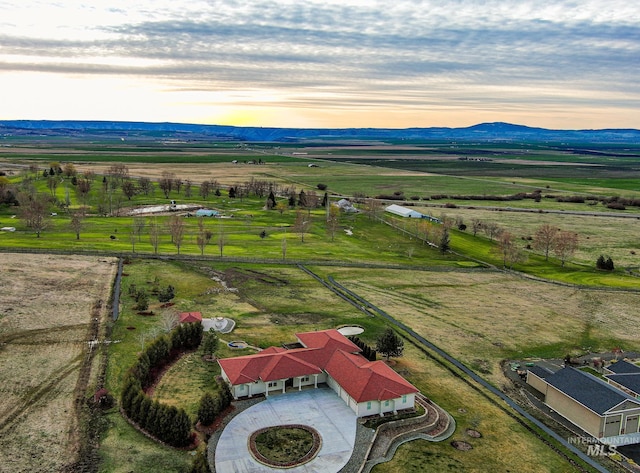 186 Ridgeview Dr, Grangeville, ID 83530 - aerial view featuring a rural view