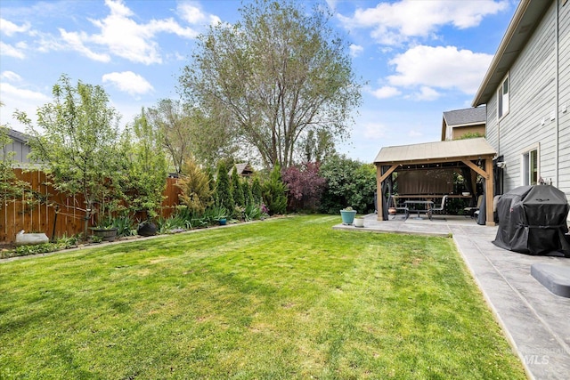 2023 E Wrightwood Dr, Meridian, ID 83642 - view of yard featuring a gazebo and a patio