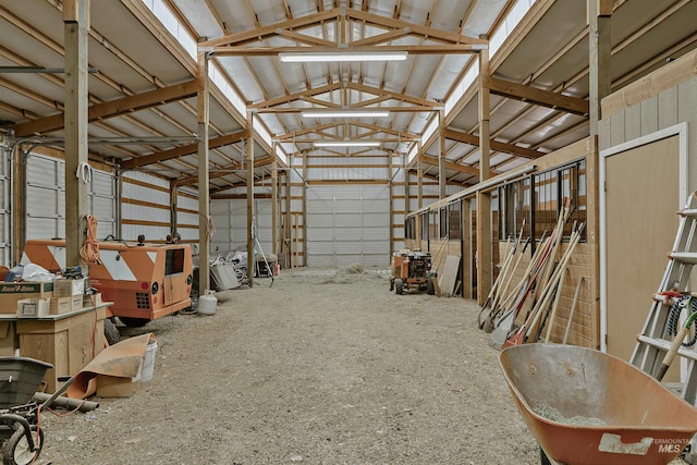 11610 W Lanktree Gulch Rd, Star, ID 83669 - interior space with vaulted ceiling and metal wall