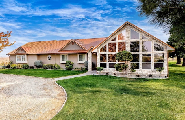 11610 W Lanktree Gulch Rd, Star, ID 83669 - view of front of property featuring metal roof and a front yard