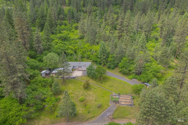 1745 Gibler Rd, Kamiah, ID 83536 - view from above of property with a forest