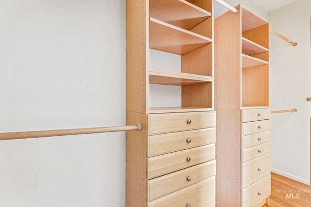 4997 N Brookside Ln, Boise, ID 83714 - walk in closet featuring light wood-style floors