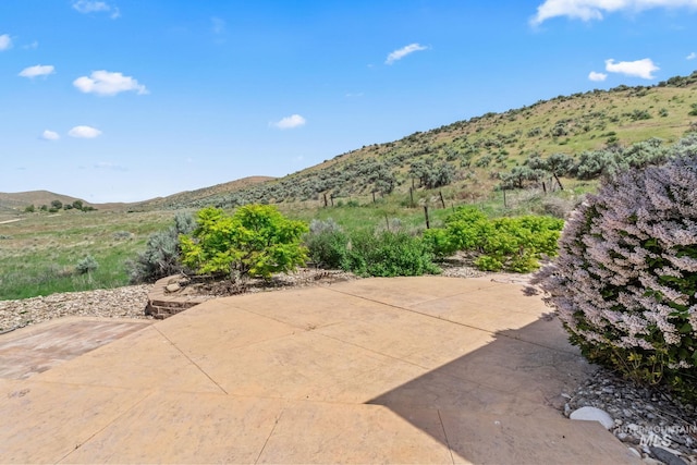 4997 N Brookside Ln, Boise, ID 83714 - view of patio featuring a mountain view
