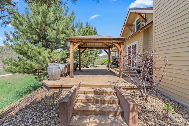 4997 N Brookside Ln, Boise, ID 83714 - view of patio featuring a gazebo