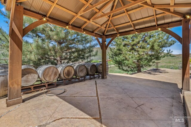4997 N Brookside Ln, Boise, ID 83714 - view of patio / terrace featuring a gazebo