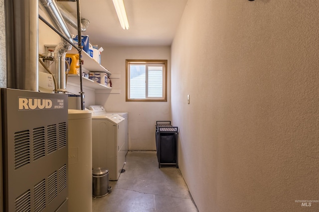 laundry area with laundry area and washer and dryer