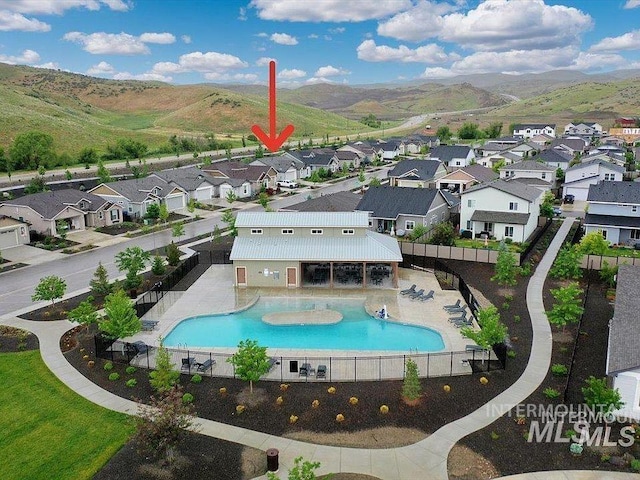 20447 N Glenisla, Boise, ID 83714 - aerial view with a residential view and a mountain view
