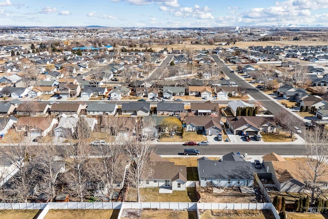 birds eye view of property featuring a residential view