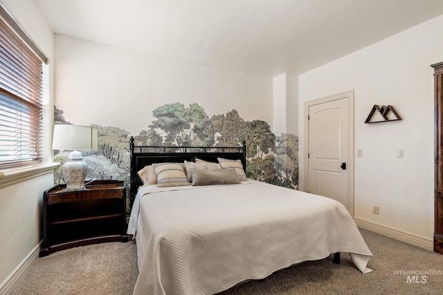 bedroom featuring carpet flooring