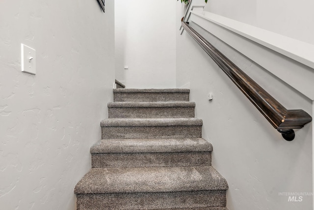 view of staircase