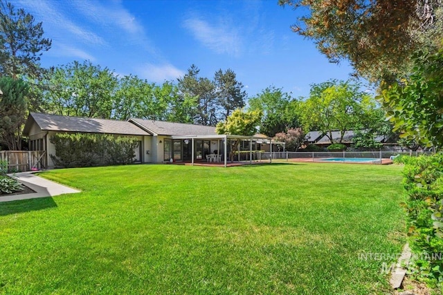 3752 Lancer Way, Boise, ID 83713 - view of yard featuring a sunroom