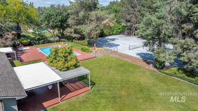 3752 Lancer Way, Boise, ID 83713 - bird's eye view of a pool