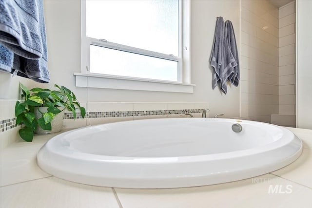 bathroom with a bathtub