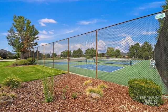 view of sport court