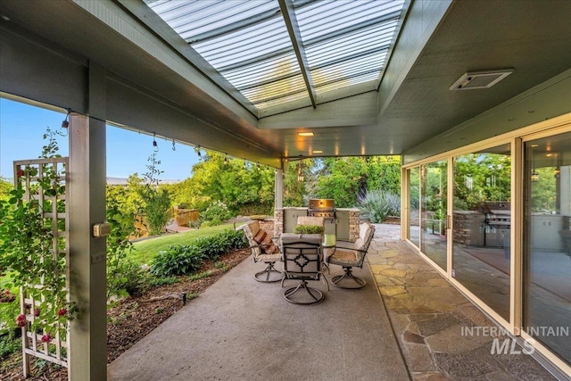 2401 Terrace Dr, Caldwell, ID 83605 - view of patio featuring area for grilling and outdoor dining space