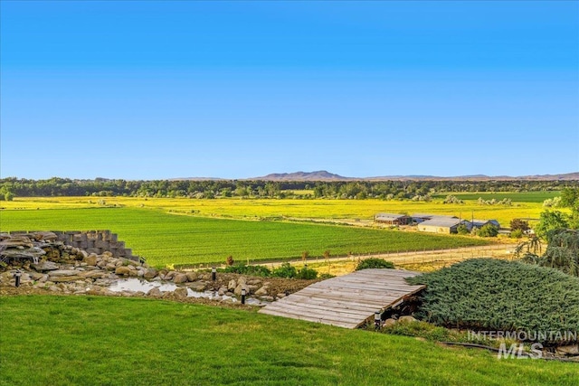 2401 Terrace Dr, Caldwell, ID 83605 - surrounding community featuring a view of rural / pastoral area, a mountain view, and a yard