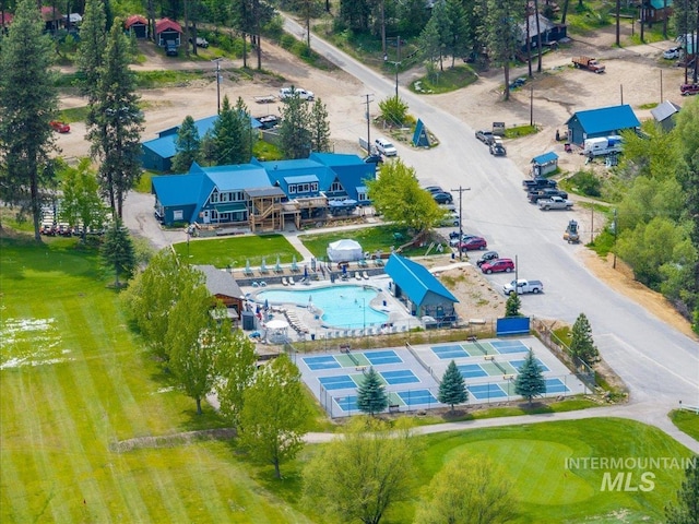 drone / aerial view