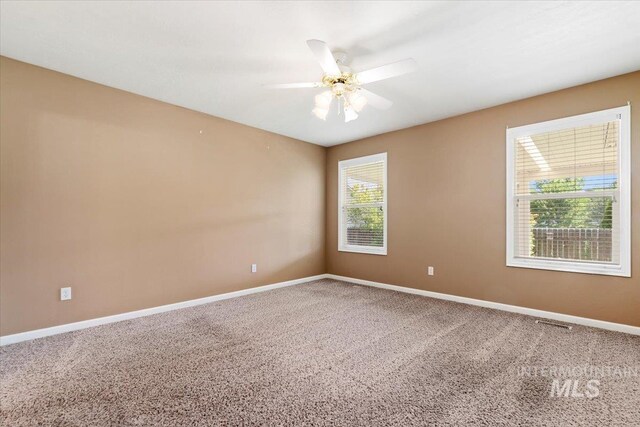 3314 S Raintree, Nampa, ID 83669 - unfurnished room with carpet and ceiling fan