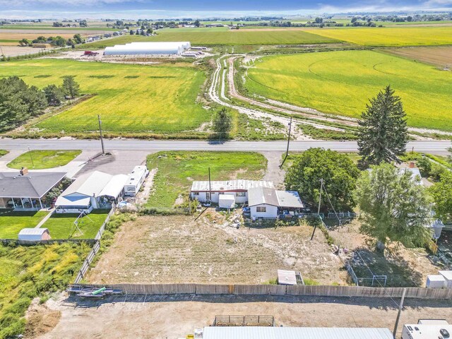 drone / aerial view featuring a rural view