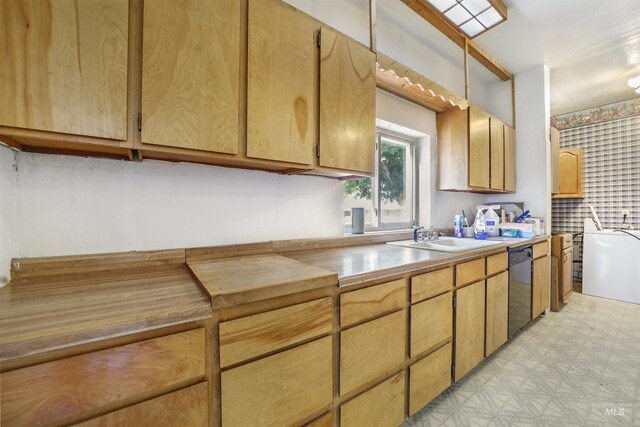 kitchen featuring sink and dishwasher