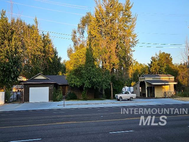 ranch-style home with an attached garage