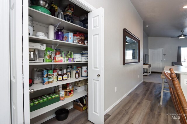 view of pantry