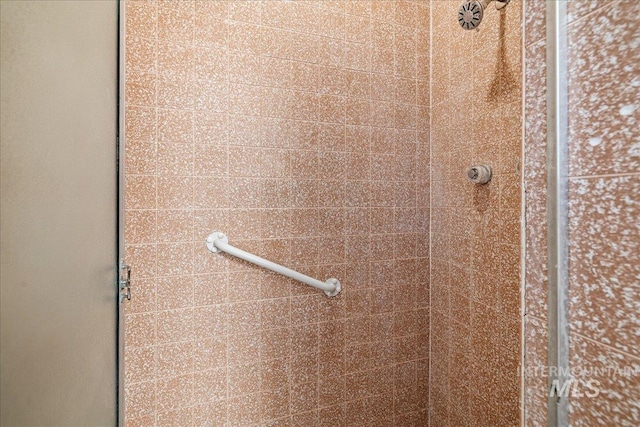 details with a shower stall