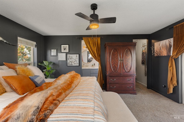 5950 Elmore Rd, New Plymouth, ID 83655 - bedroom with carpet and a ceiling fan