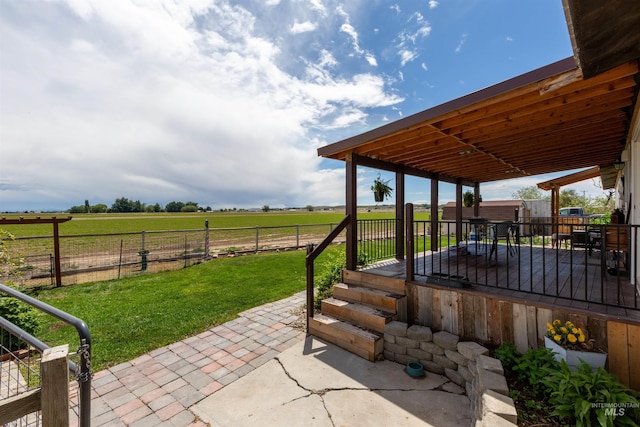 5950 Elmore Rd, New Plymouth, ID 83655 - view of patio with a view of rural / pastoral area