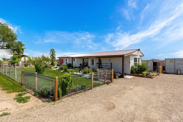5950 Elmore Rd, New Plymouth, ID 83655 - ranch-style home with metal roof