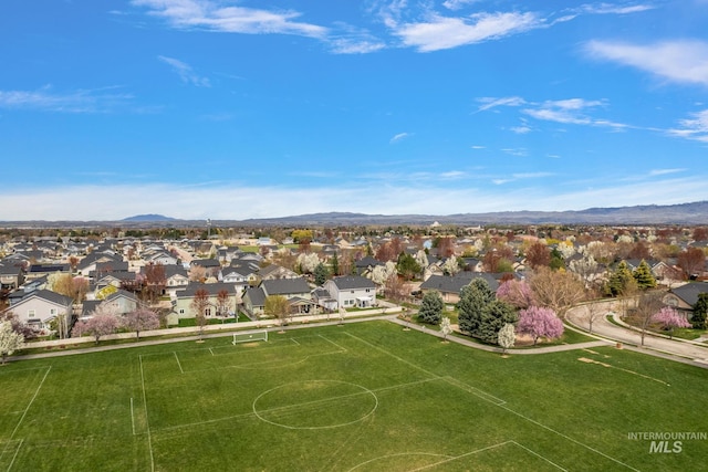 2801 W Lost Rpds, Meridian, ID 83646 - birds eye view of property with a mountain view and a residential view