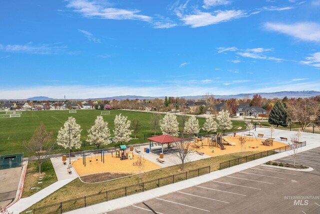 2801 W Lost Rpds, Meridian, ID 83646 - aerial view with a mountain view