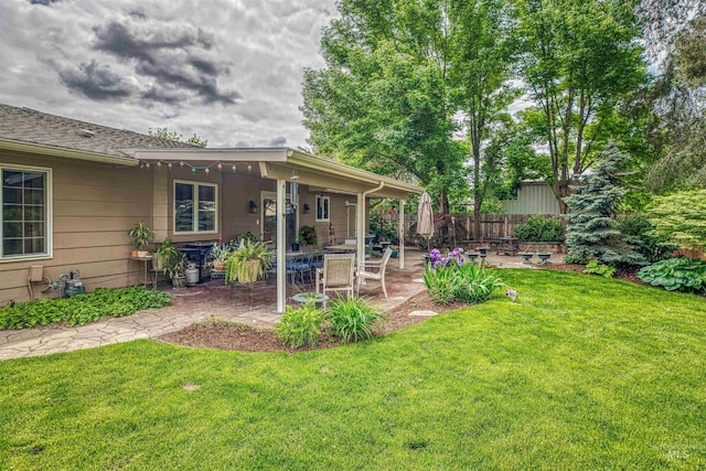 6174 W Winstead Pl, Boise, ID 83704 - view of yard featuring a patio area