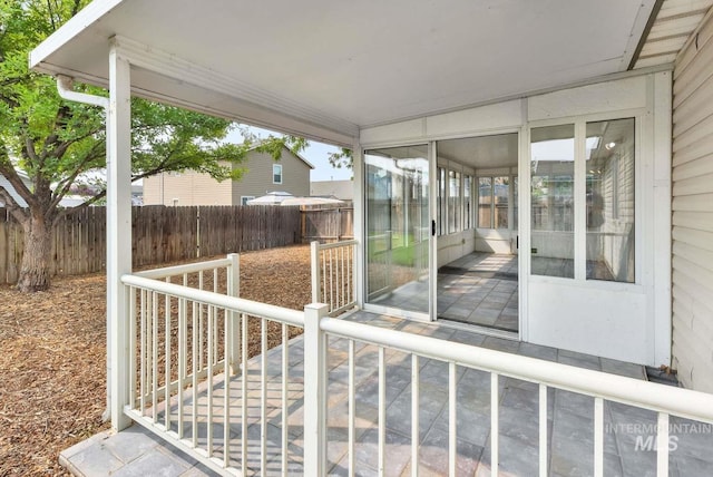 11793 Shelburne, Caldwell, ID 83605 - view of patio with a fenced backyard and a sunroom