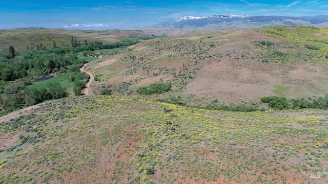 2168 Middle Fork Rd, Council, ID 83612 - aerial overview of property's location with mountains