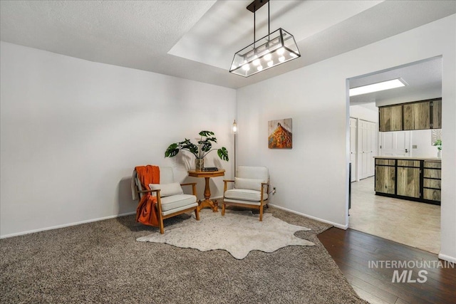 300 Morrison Unit 643, Twin Falls, ID 83301 - sitting room with hardwood / wood-style flooring and baseboards