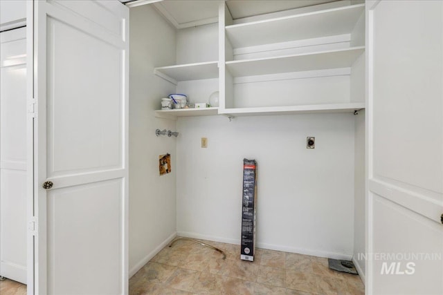 300 Morrison Unit 643, Twin Falls, ID 83301 - laundry room with electric dryer hookup and baseboards