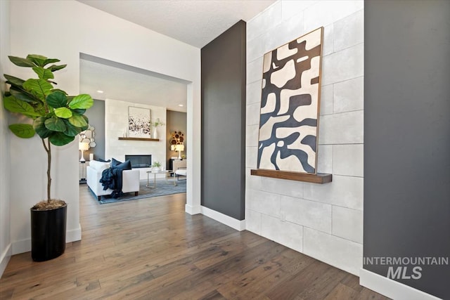 5085 S Taboo Pl, Boise, ID 83716 - hallway featuring wood finished floors and baseboards